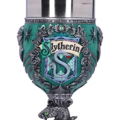 Copa Cáliz Poliresina Harry Potter Slytherin Pintada a Mano