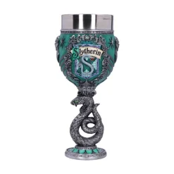Copa Cáliz Poliresina Harry Potter Slytherin Pintada a Mano