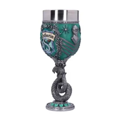 Copa Cáliz Poliresina Harry Potter Slytherin Pintada a Mano