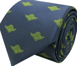 Corbata de Yoda Star Wars azul marino