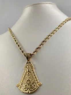 Discount Yeam Joyas Cordón con Virgen del Rocío