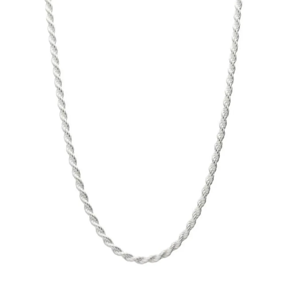 Hot Cordon De Plata Macizo 050 De 50 Cm.
