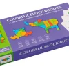 Crea diseños con piezas de madera (Coloful Block Buddies) 21 piezas. MC0415