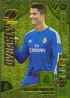 New Panini España Cristiano Ronaldo Balon de Oro Dynasty 2024-25 cromo Panini Adrenalyn XL La Liga 24/25 - Cristiano Ronaldo 2013-14