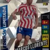 Cromo MARCOS LLORENTE Edición Limitada ADRENALYN XL 2022 2023 de la revista JUGÓN