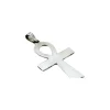 Cruz de la Vida Ankh de Plata - 18 x 32 mm