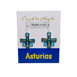 Cruz de los Ángeles pendientes de colgar