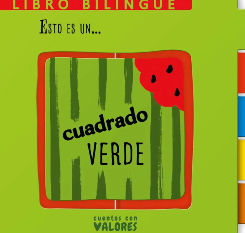 Best Cuentos con Valores Cuadrado verde - Green Square