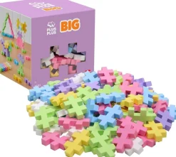 Clearance Plus Plus Cubo de piezas Plus-Plus BIG pastel. 100 piezas