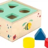 Clearance Small foot Cubo para encajar de madera