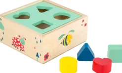 Clearance Small foot Cubo para encajar de madera