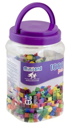 Online Miniland Cubos 1cm. Bote 1000 piezas