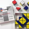 Outlet Espacio Logopédico Cubos de Kohs. 16 Cubos de plástico blancos, rojos, azules y amarillos