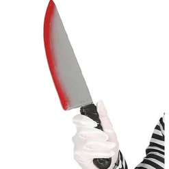 Cuchillo 37cm con Sangre Accesorio Halloween