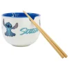 Cuenco Bol para Ramen con Palillos Stitch