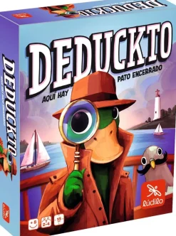 Sale Lúdilo Deduckto. Aquí hay pato encerrado