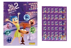 Del Revés (Inside out) Álbum de cromos vacío y 25 sobres Colección 2024 pegatinas