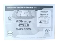 Diego Maradona Cromo ADN La Liga Este 2021-22 Panini