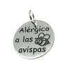 Disco Plata Grabado Alérgico A Las Avispas