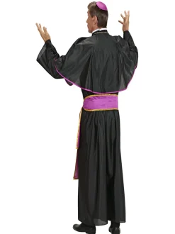 Disfraz adulto Cardenal morado