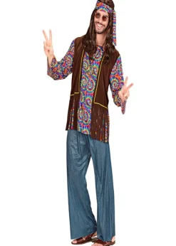 Disfraz Adulto Chico Hippie Psicodélico