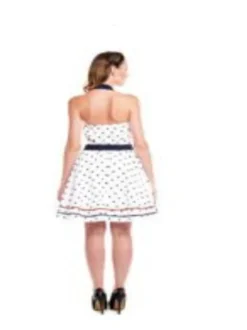 Disfraz adulto Dot Dress 50s vestido