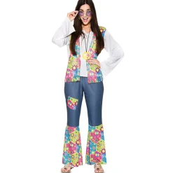 Sale SIN MARCA Disfraz Adulto Hippie Chica
