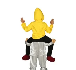 Disfraz a hombros de Payaso del miedo para niños