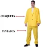 Discount Kebedo Moda Disfraz Amarillo Hombre Traje Icónico Gánster