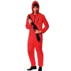 Disfraz Atracador Rojo con Capucha Adulto