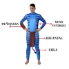 Disfraz Avatar Hombre Adulto Mono Enterizo Guerrero Azul Tribu Na'vi Pandora