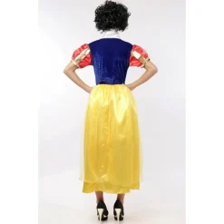 Disfraz Blancanieves Vestido con cuerpo azul y blanco Adulta