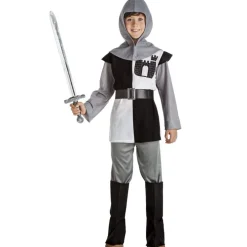 Disfraces Lucero Disfraz Caballero Medieval Blanco y Negro Infantil