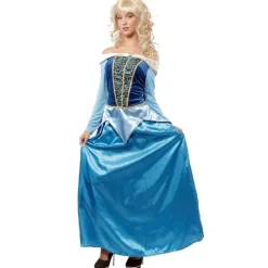 New Kebedo Moda Disfraz Cenicienta Princesa azul Adulta