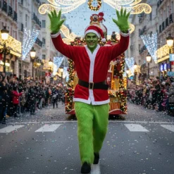 Disfraz Criatura Verde Peluda Adulto