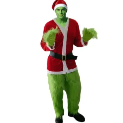 Disfraz Criatura Verde Peluda Adulto