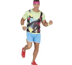 Discount Disfraz de Aerobic de los 80' para hombre