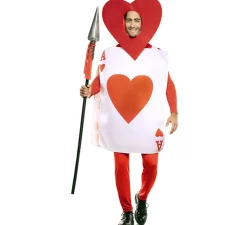 Discount Disfraz de As de Corazones para adultos
