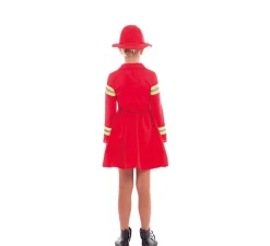 Clearance Disfraz de Bombera Rojo y Amarillo para niña