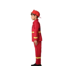Disfraz de Bombero Rojo y Amarillo para niño