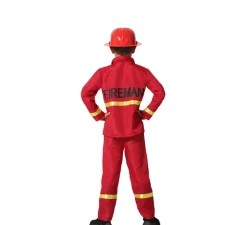 Disfraz de Bombero Rojo y Amarillo para niño