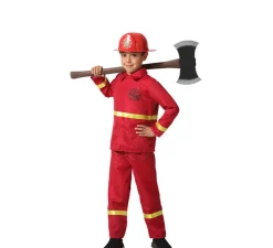 Disfraz de Bombero Rojo y Amarillo para niño