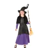 New Disfraz de Bruja Morada Coqueta para niña