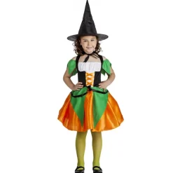 Disfraz de Bruja Naranja Infantil