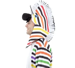 Disfraz de Cebra Multicolor para hombre