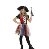 Disfraz de Chica Pirata Multicolor para niña