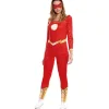 Disfraz de Chica Rápida Rojo para mujer