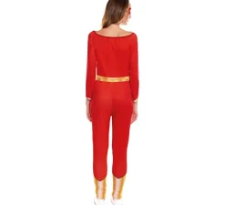 Disfraz de Chica Rápida Rojo para mujer