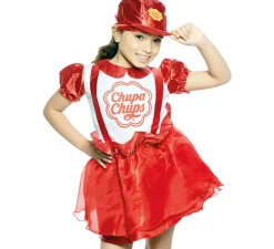 Disfraz de Chupa Chups Lollipop Rojo para niña