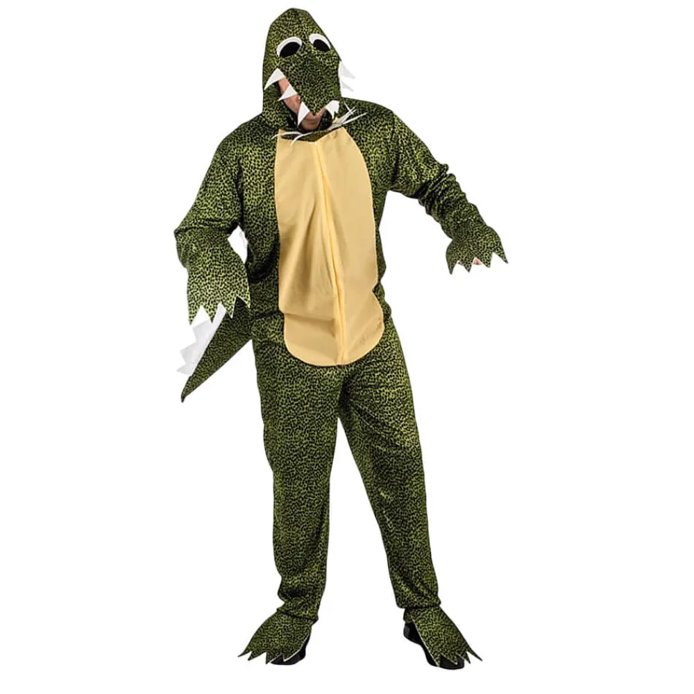 Sale Disfraces Lucero Disfraz de Cocodrilo o Dinosaurio Adulto – Mono Completo